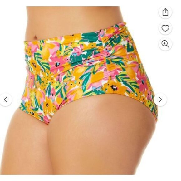 Anne Cole Other - NWT Anne Cole Ladies Convertible High Waist Shirred Swim Bottom Sizes XL-XXL